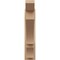Ekena Millwork 5 1/2-in W x 22-in D x 26-in H Balboa Slat Rough Cedar Woodgrain TimberThane Outlooker, Primed Tan OUTUR055X22X26BOA24RCPR - alternate 6